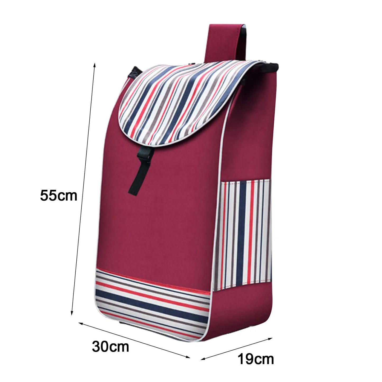 Shopping Cart Replacement Bag Handtruck Bag Portable Reusable Waterproof Grocery Cart Bag Trolley Bag for Household Kitchen