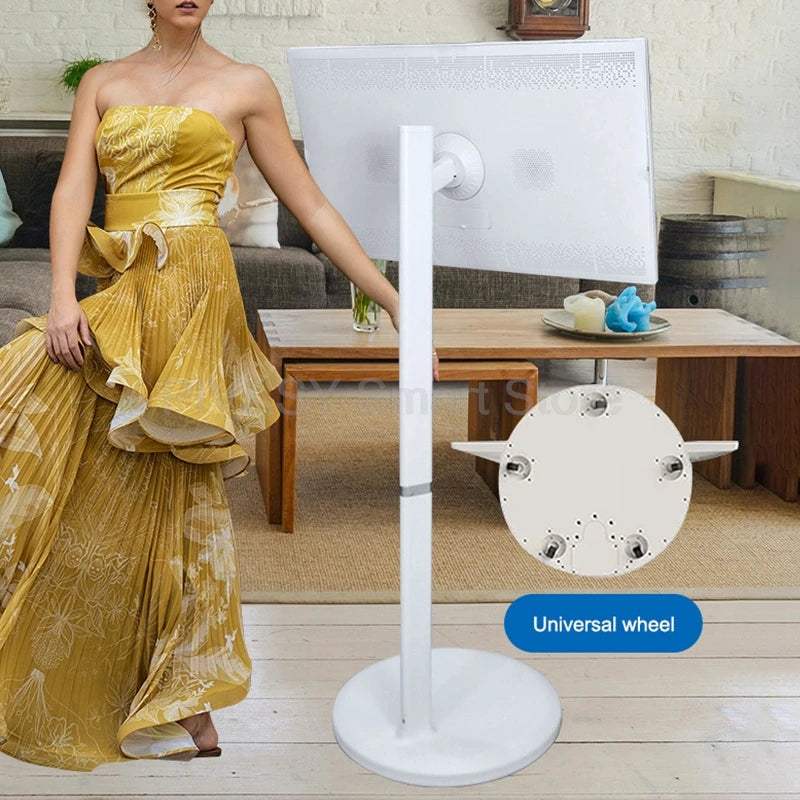 Tablet Mobile 27Inch Battery Android Smart TV Video Fitness Rotatable Touch Screen Movable Portable with Floor Stand interactive