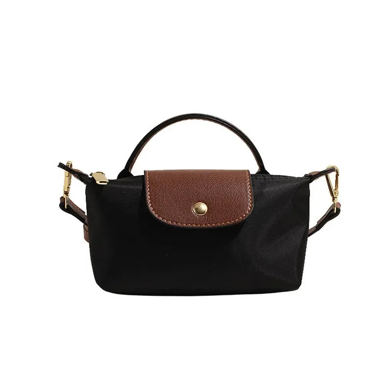 New FanAn-Retro Fashion Versatile Handbag Hot Item Spring/Summer Women's Bag Single Shoulder Crossarm Handheld Luxury Nylon Bag