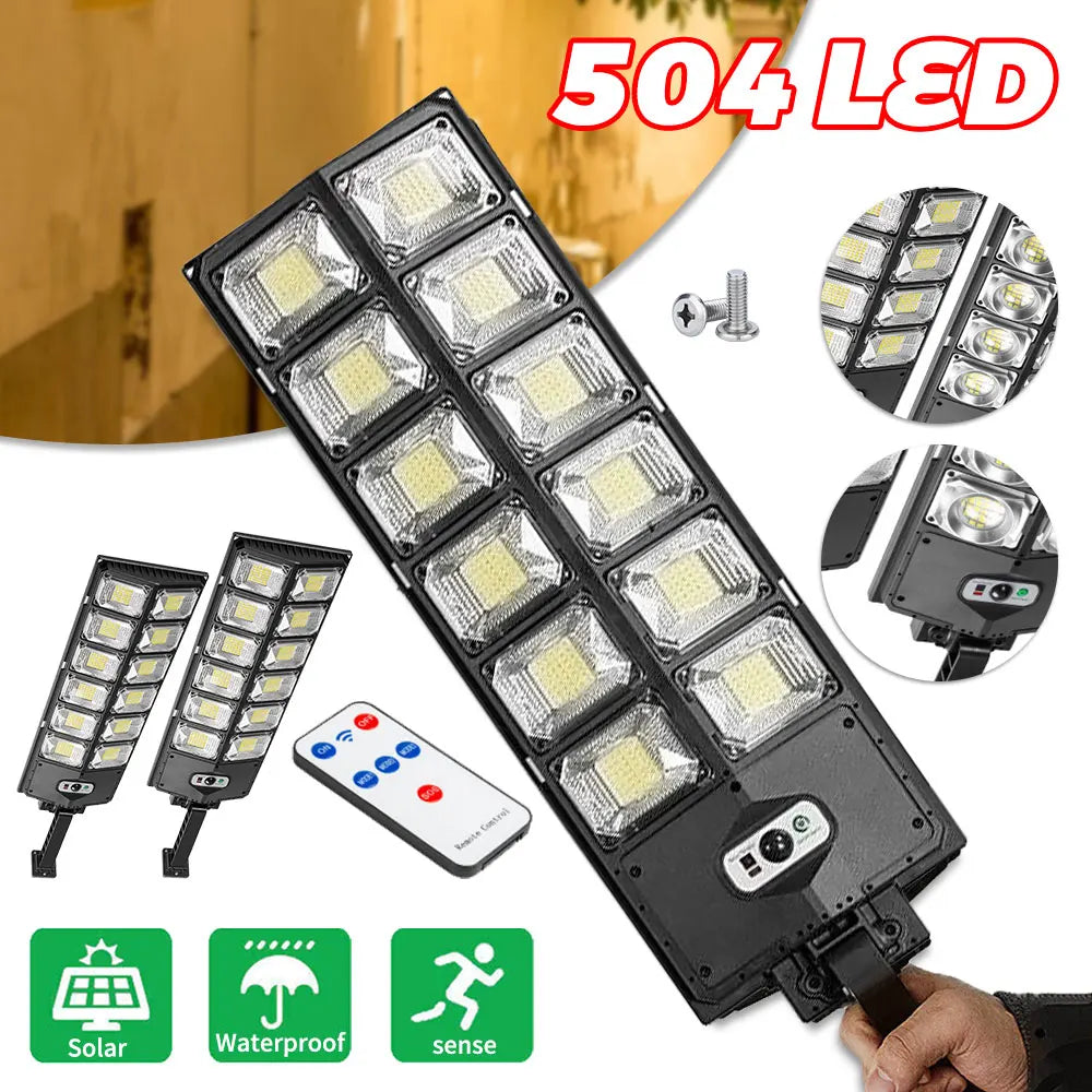 10000watts Super Bright Outdoor Solar Lamp Waterproof Ultra Wide Lighting Street Light Human Induction Motion Sensor Wall Lights