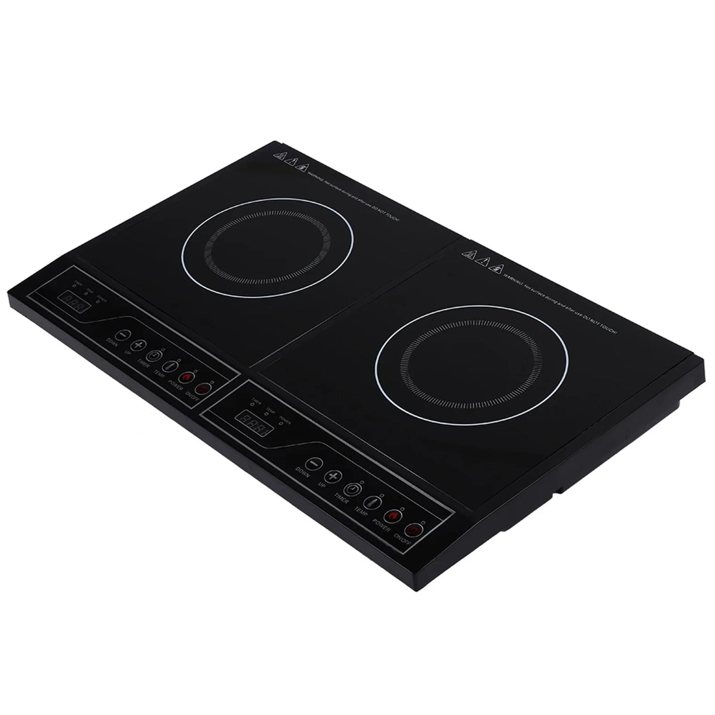 2000W Home Kitchen Electric Double Induction Cooktop Touchpad Induction Cooker