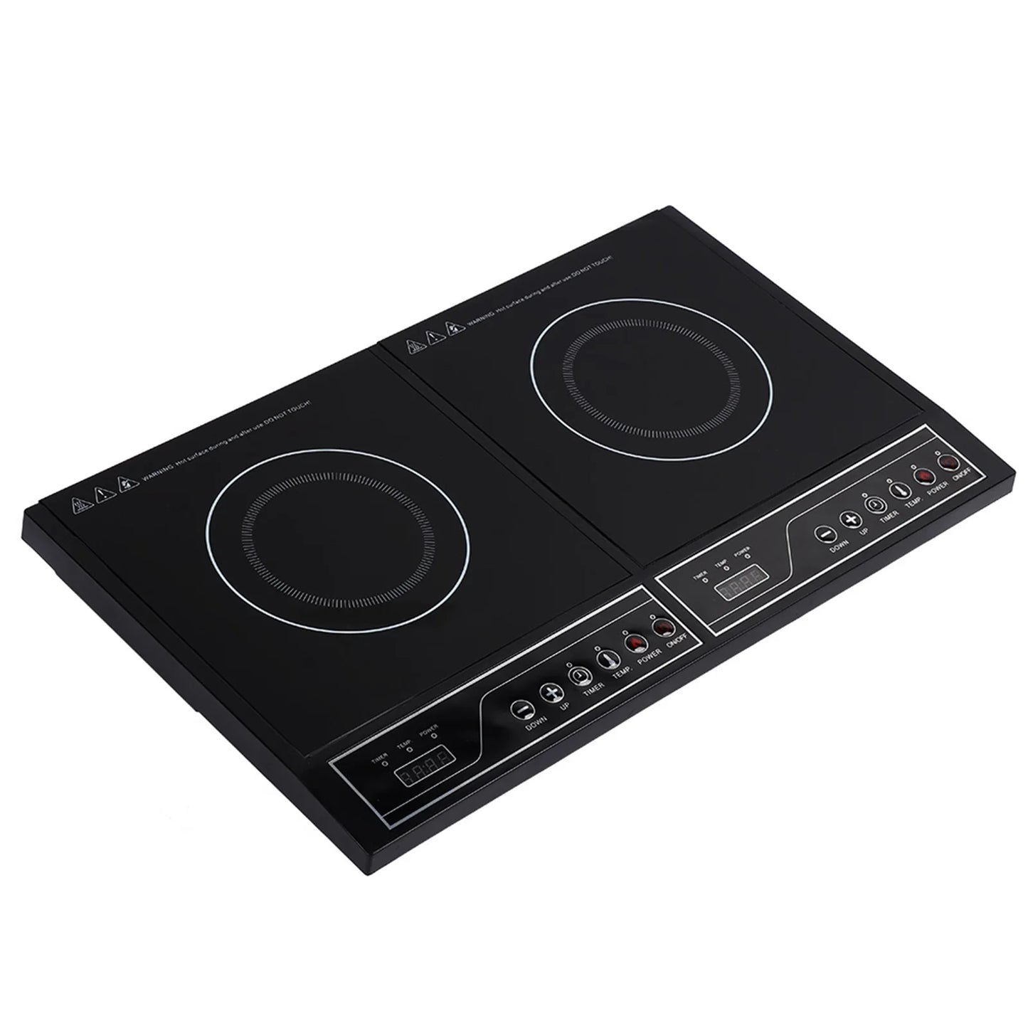 2000W Home Kitchen Electric Double Induction Cooktop Touchpad Induction Cooker