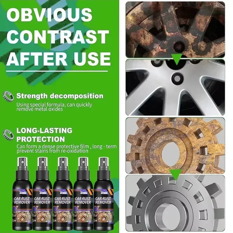 Multi-Purpose Car Rust Removal Spray Auto Iron Power Rust Remover Spray Anti-corrosion Car body Rust Cleaning Spray