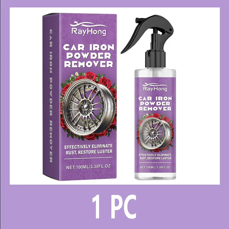 Auto Iron Powder Remover Metal Paint Cleaner Car Maintenance Iron Powder Cleaning Rust Remover Spray