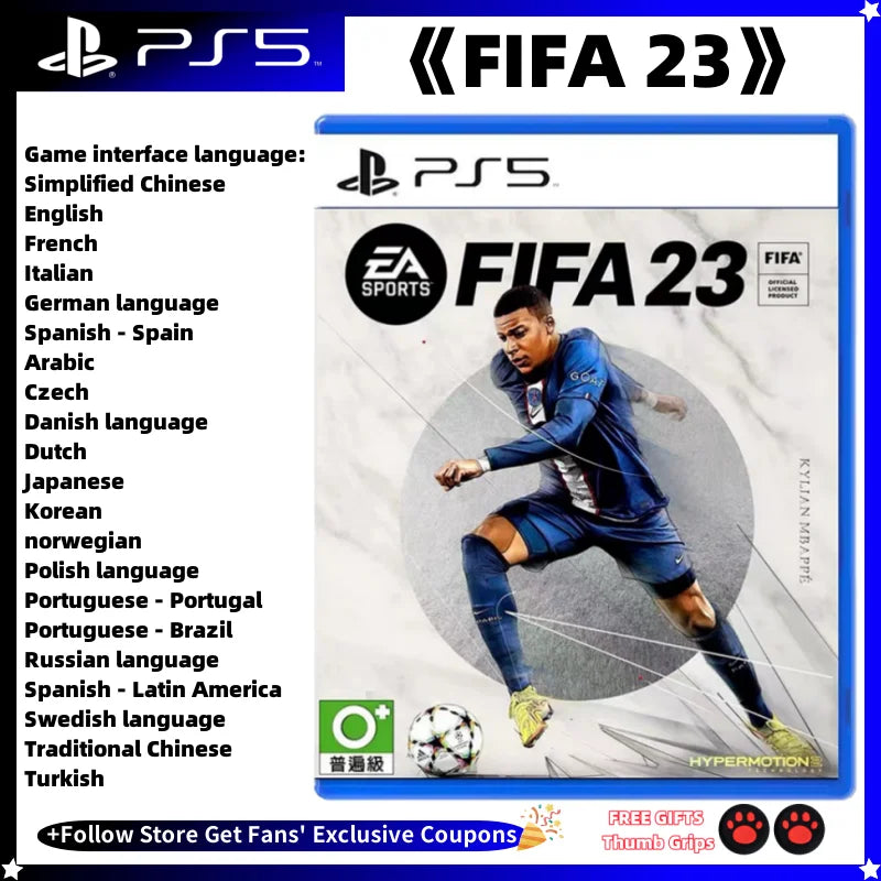 Sony Playstation5 FIFA2023 Brand new Genuine Licensed Game CD PS5 Playstation 5 Game Playstation5 FIFA2023 Games Ps5