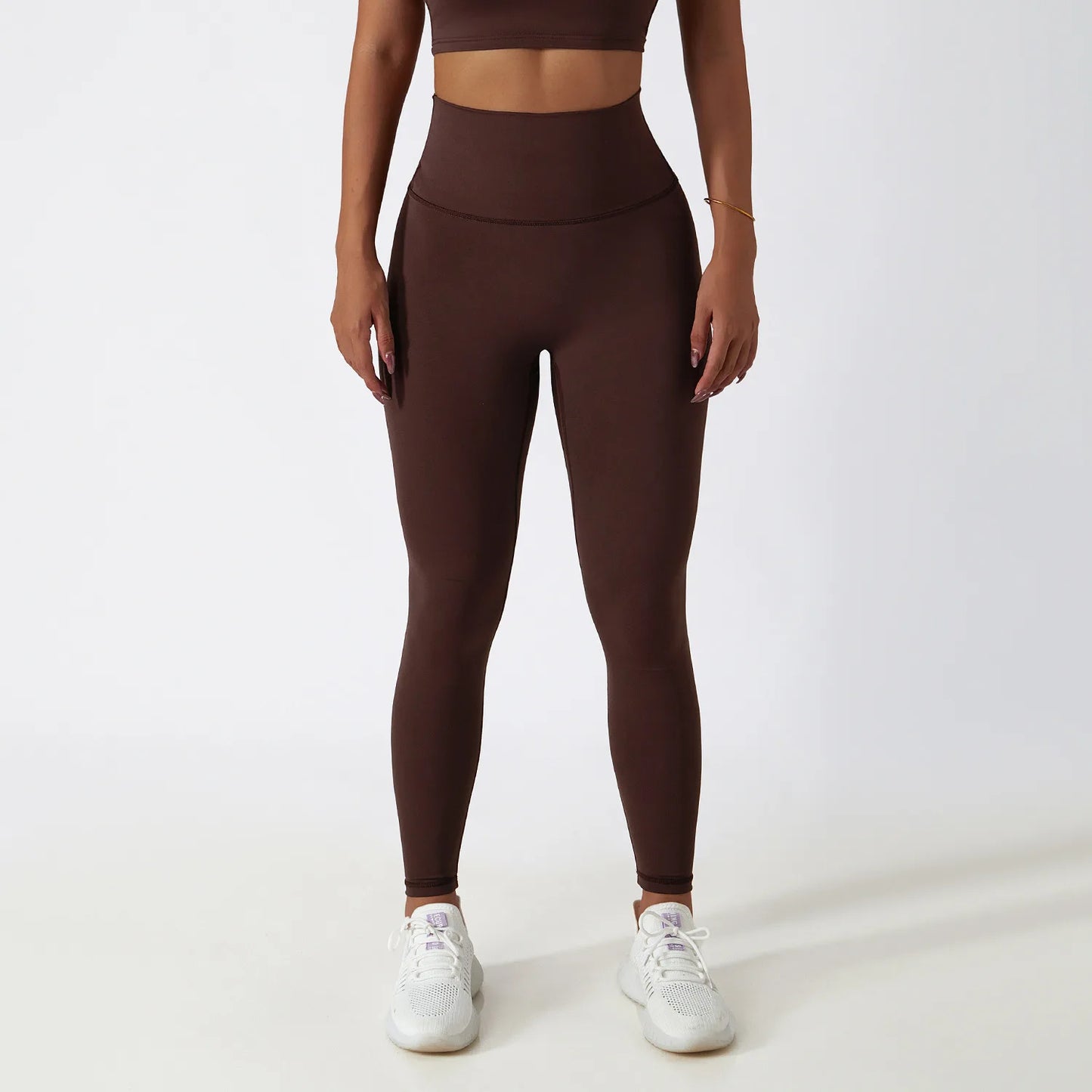 Women Sport Fitness Leggings High Waist Elastic Sports Legging Sexy Solid Training Yoga Pants Female Running Training Trousers