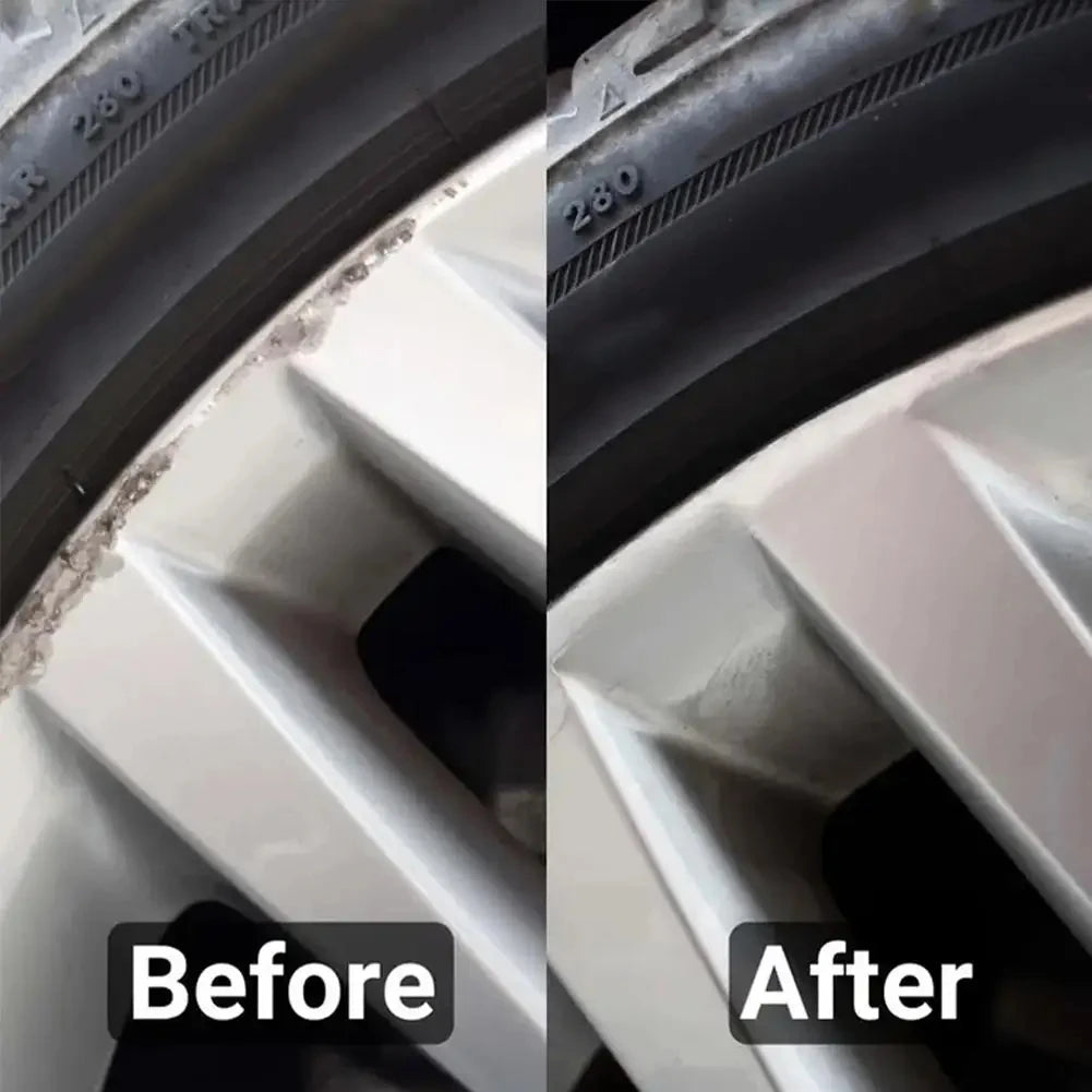Automobile wheel rim scratch reconditioning paste, tire rim scratch paint repair paste - aluminum alloy wheel hub repair