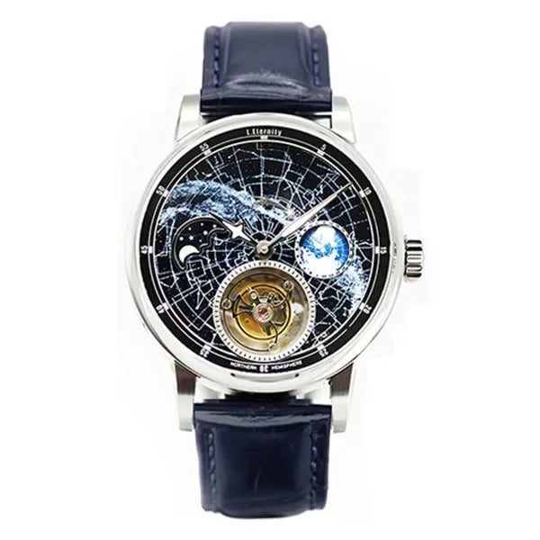 Top Luxury Starry Sky Automatic Tourbillon Mechanical Watches Waterproof Moon Phase Super Luminous Men's Wristwatches Sapphire