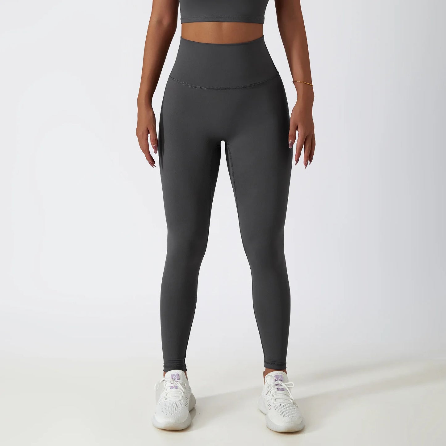 Women Sport Fitness Leggings High Waist Elastic Sports Legging Sexy Solid Training Yoga Pants Female Running Training Trousers