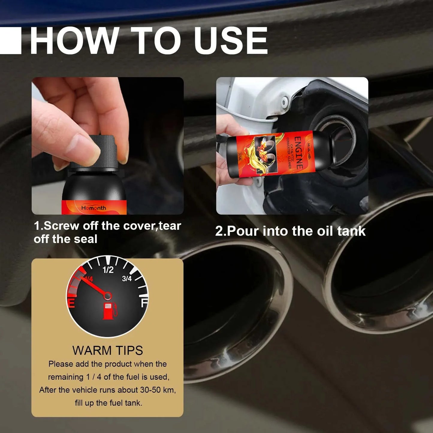 30ml Promotion Car Catalytic Converter Cleaners To Automobile Engine CSV Clean Accelerators Catalysts Easy Cleaner