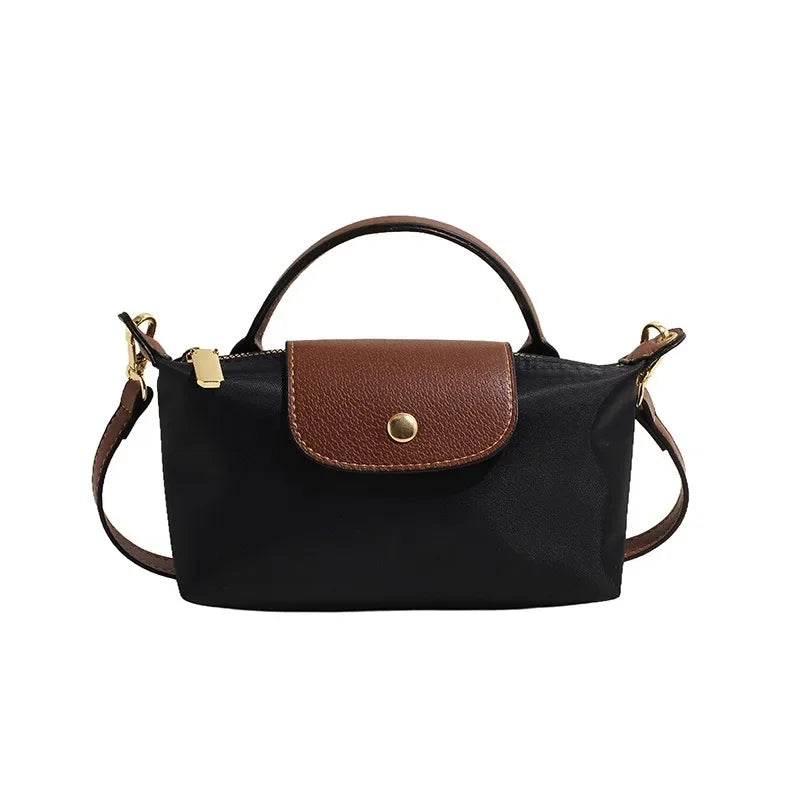 New FanAn-Retro Fashion Versatile Handbag Hot Item Spring/Summer Women's Bag Single Shoulder Crossarm Handheld Luxury Nylon Bag