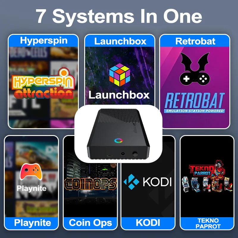 14TB Gaming HDD with Hyperspin Launchbox Retrobat Playnite Coinops 98K+ Retro Video Games Console for PS5/PS4/PS3/PS2/SWITCH/WII