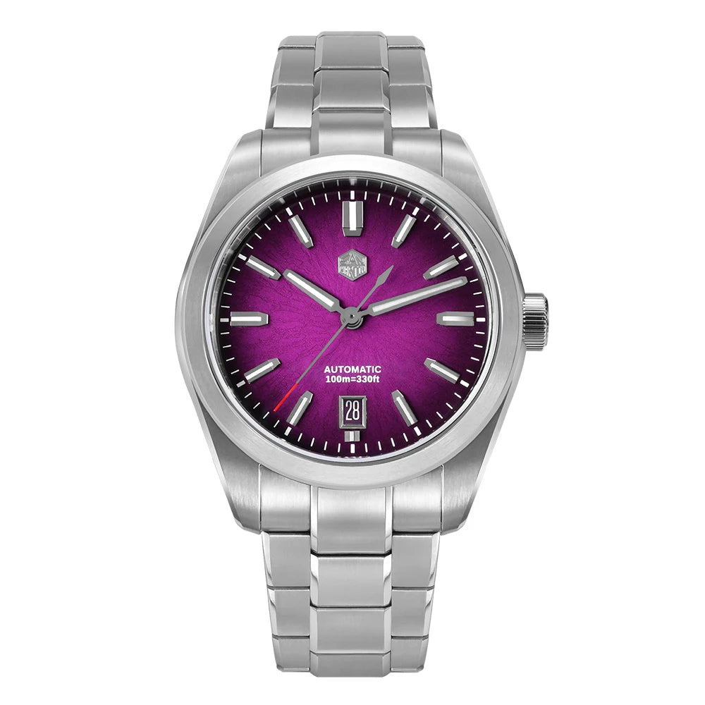 San Martin 36/39/42mm SN0144 JianZhan Dial Gada Watch Miyota 9015 Original Design Men Luxury Dress Automatic Mechanical Watches