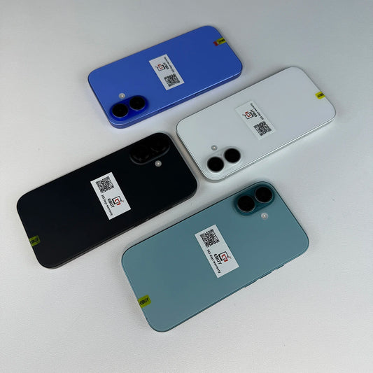100% Original iPhone 16 Dual SIM 6.1" 5G Smartphone Face ID 128/256/512GB ROM 8GB RAM A18 Unlocked Mobile Cellphone