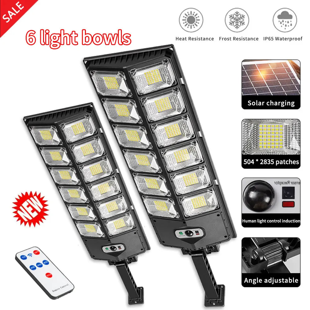 10000watts Super Bright Outdoor Solar Lamp Waterproof Ultra Wide Lighting Street Light Human Induction Motion Sensor Wall Lights