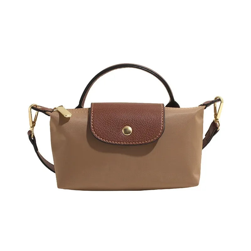 New FanAn-Retro Fashion Versatile Handbag Hot Item Spring/Summer Women's Bag Single Shoulder Crossarm Handheld Luxury Nylon Bag