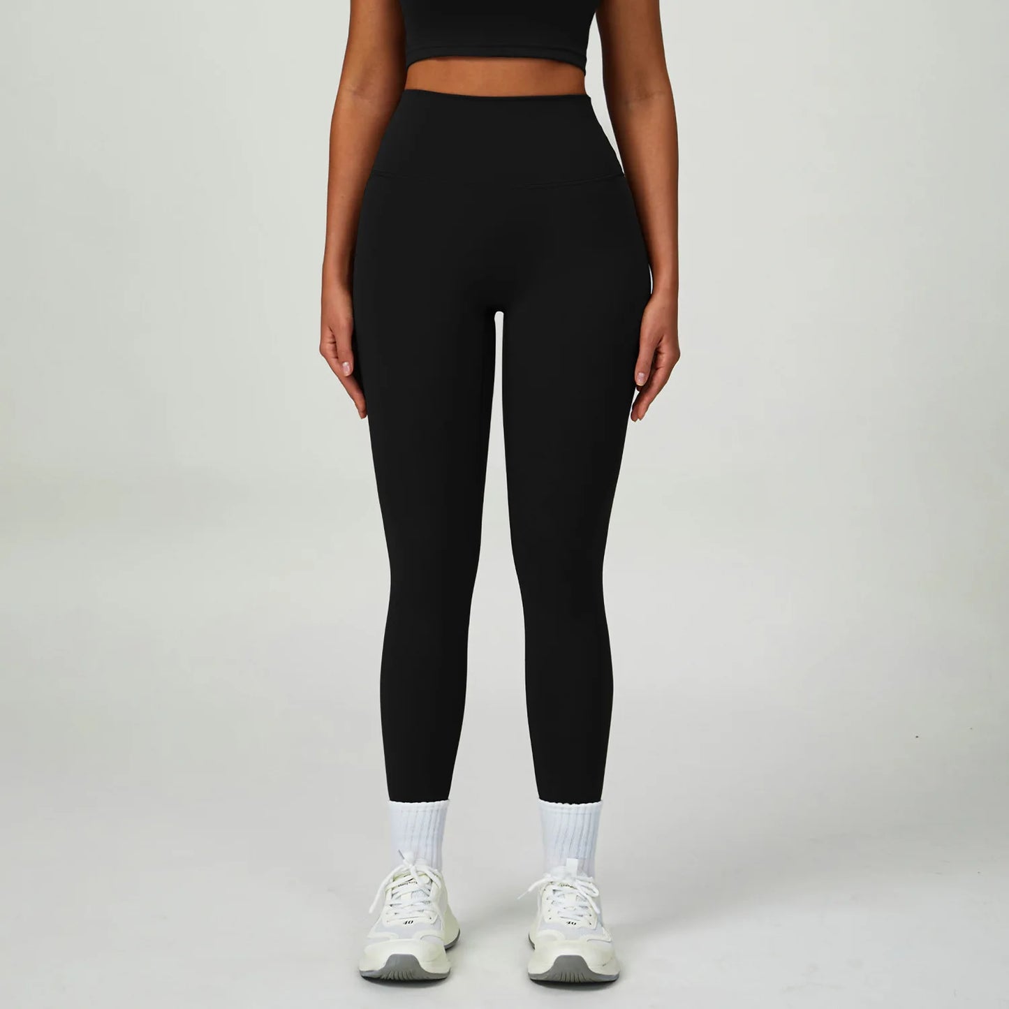 Women Sport Fitness Leggings High Waist Elastic Sports Legging Sexy Solid Training Yoga Pants Female Running Training Trousers