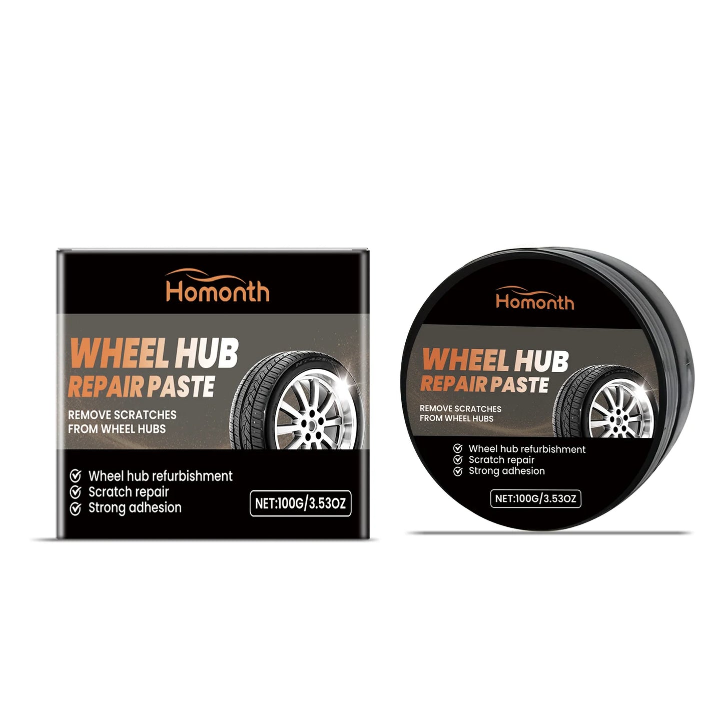 Wheel hub Scratch Repair wax - Automobile tire detail repair and deep conditioning, hot selling