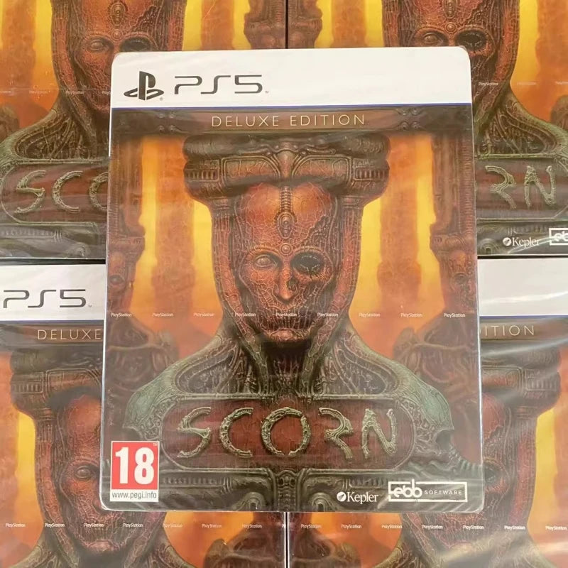 Sony Playstation 5 PS5 New Game CD SCORN Deluxe Edition Iron Box European Version Physical Game Card Playstation PS5 SCORN