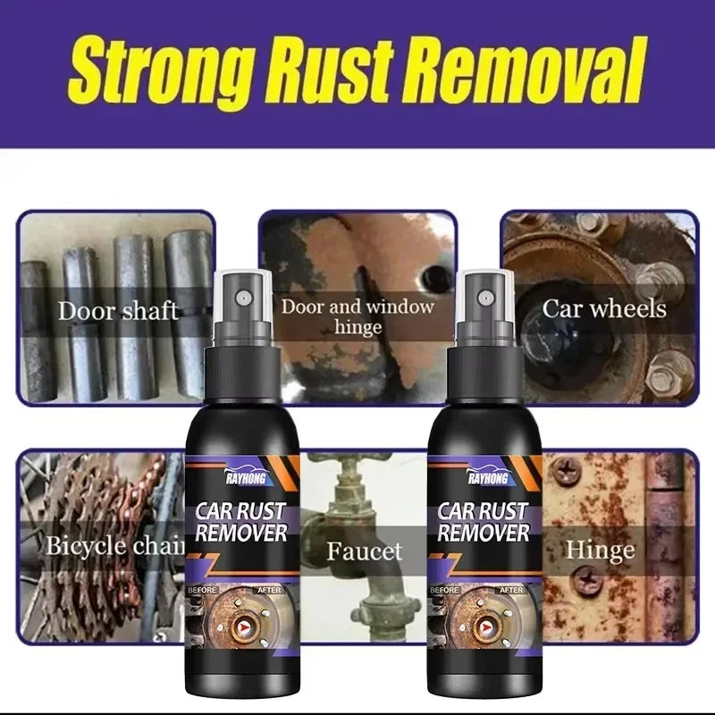 Multi-Purpose Car Rust Removal Spray Auto Iron Power Rust Remover Spray Anti-corrosion Car body Rust Cleaning Spray