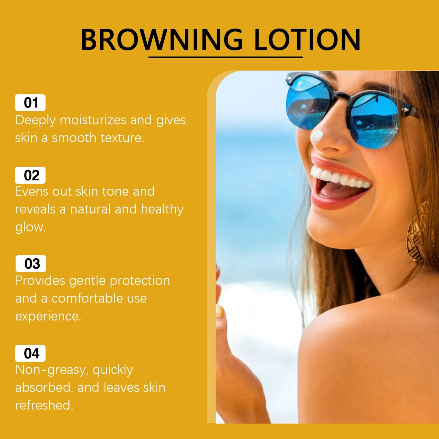 Tanning Lotion for Face and Body Bronzer Summer Beach Sexy Quick Natural Dark Self Tanner Nourish Solarium Sunbathing Skni Care