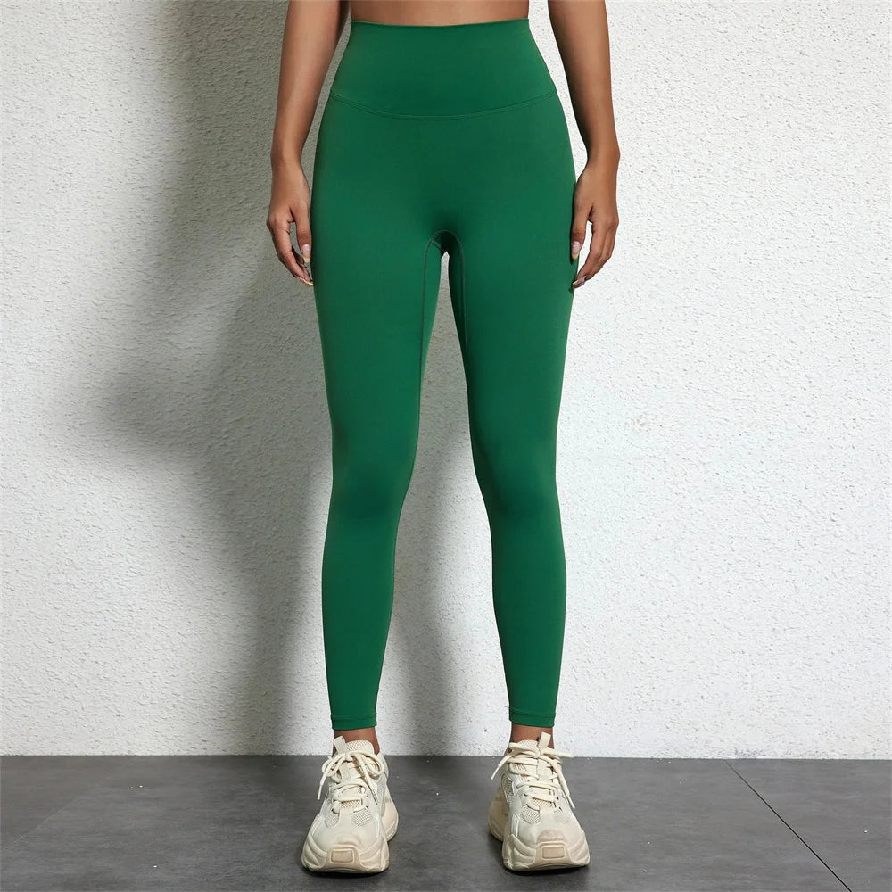 Solid Color 3.0 Soft Yoga Legging Athletic Tiight Women Sport Pant Plus Size Gym Comprehensive Training Jog Back Built-In Pocket