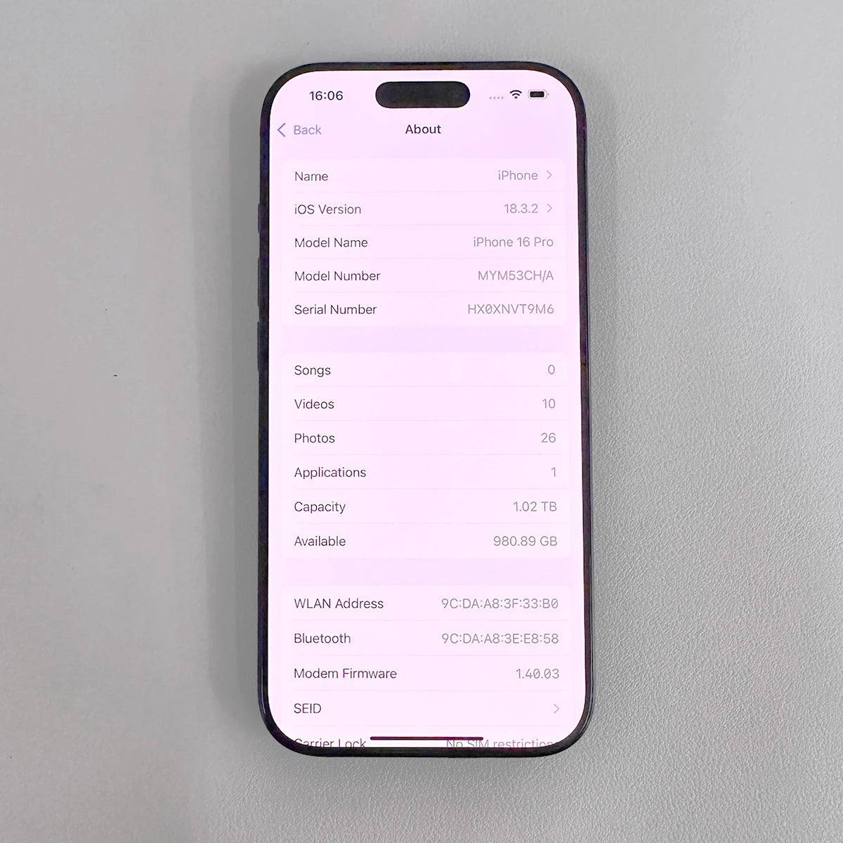 Apple iPhone 16 Pro 6.3" Dual SIM Card Cell Phone Retina XDR OLED Face ID A18Pro 128GB/256/512GB/1T Unlocked 5G Smartphone